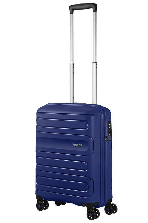 American Tourister Sunside 55cm Cabin Spinner | Dark Navy - iBags - Luggage & Leather Bags
