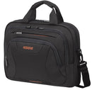 American Tourister Work 14.1" Laptop Brief | Black/Orange - iBags - Luggage & Leather Bags