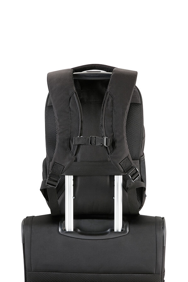 American Tourister Work-E 14" Laptop Backpack | Black - iBags - Luggage & Leather Bags