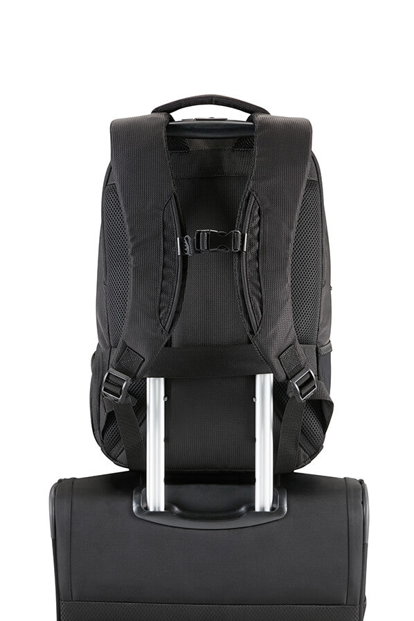 American Tourister Work-E 15.6" Laptop Backpack | Black - iBags - Luggage & Leather Bags