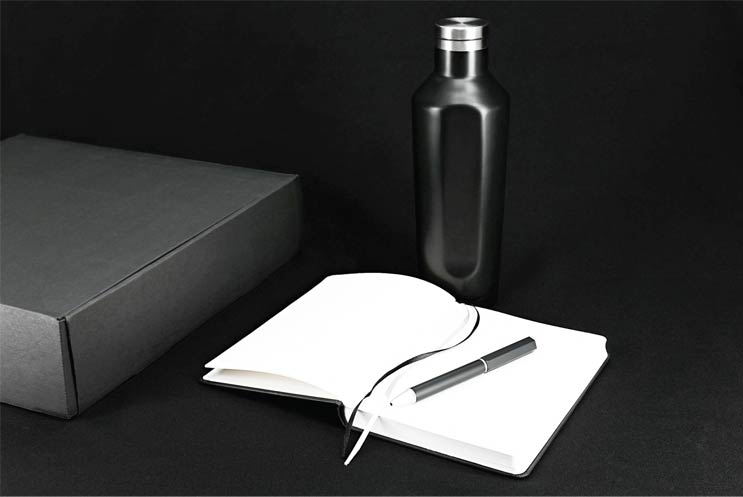 ARGAKI - SANTHOME Gift Set- SS Bottle, Notebook and Pen - iBags - Luggage, Leather Laptop Bags, Backpacks - South Africa