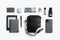 Bellroy City Pouch Premium Edition | Black Sand - iBags - Luggage & Leather Bags