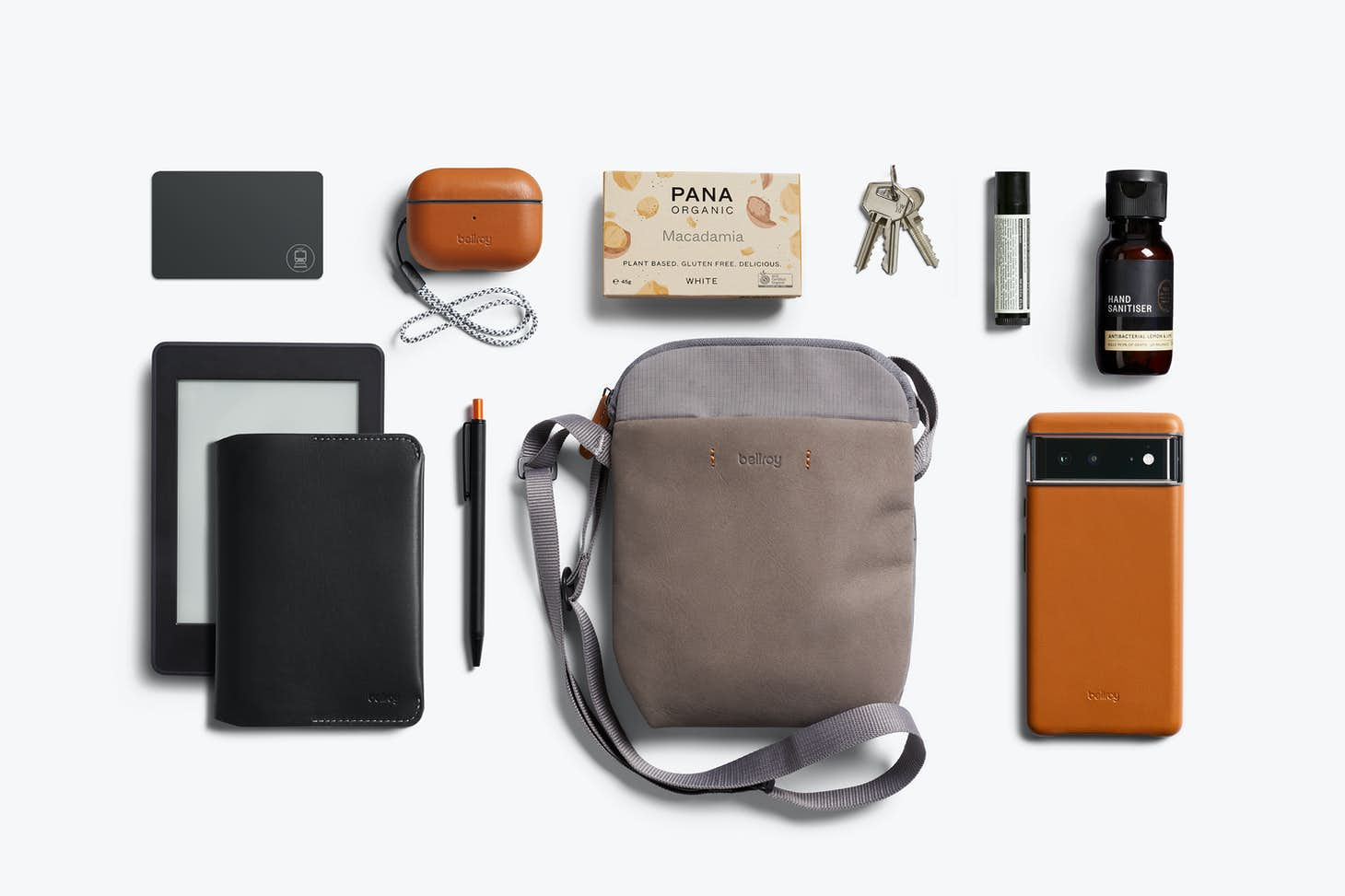 Bellroy City Pouch Premium Edition | Storm Grey - iBags - Luggage & Leather Bags