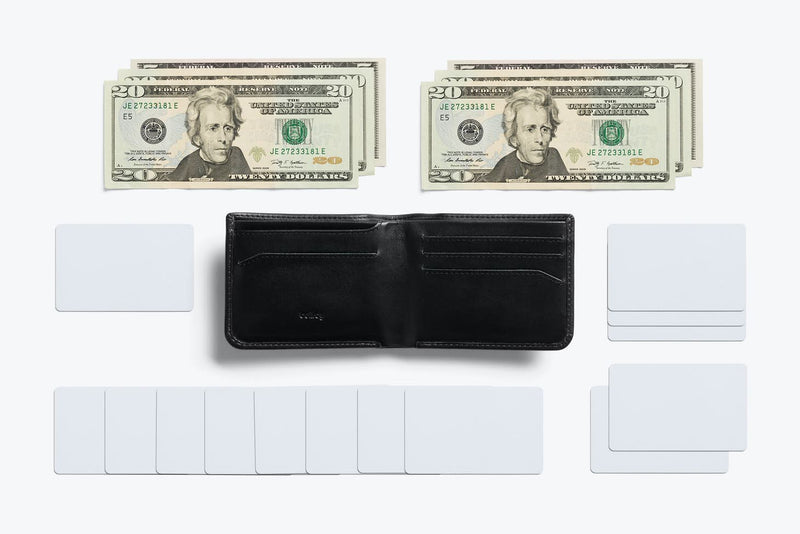 Bellroy Hide & Seek Wallet | Obsidian - iBags - Luggage & Leather Bags