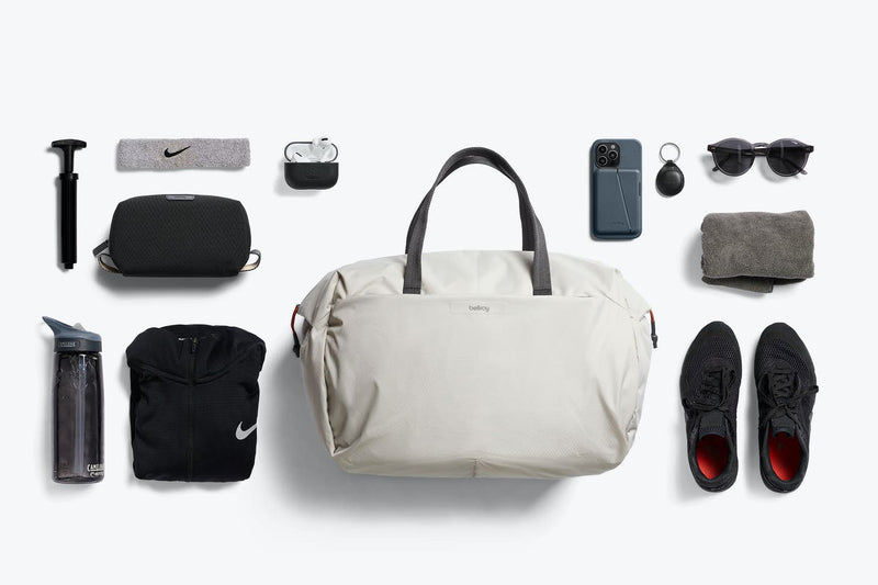 Bellroy Lite Duffel | Chalk (Leather Free) - iBags - Luggage & Leather Bags