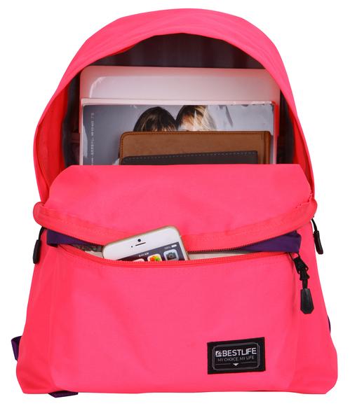 Bestlife Campus Basic Laptop Backpack for 15,6"| Pink/Purple - iBags.co.za