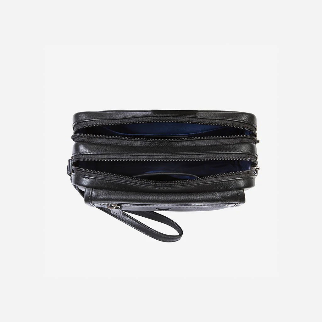 Brando Armstrong Gents Bag with Handstrap | Black - iBags - Luggage & Leather Bags