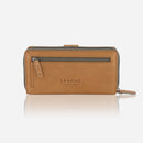 Brando Cooper Genuine Leather Multicard Zip Purse | Tan - iBags.co.za