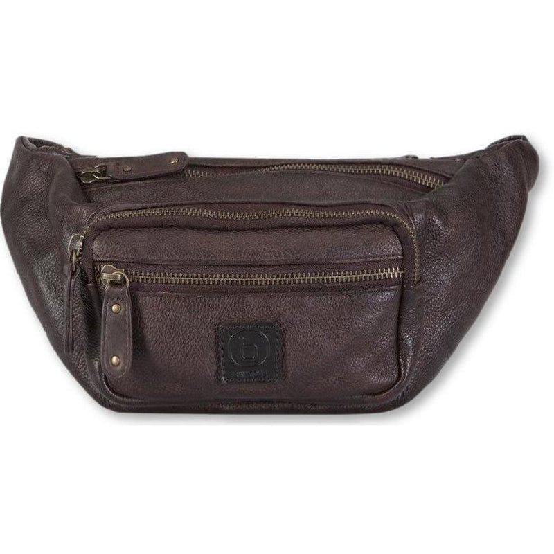 Brando Daytona Leather Waist Bag Brown - iBags.co.za