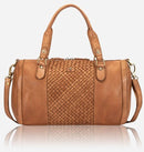 Brando Diaz Barrel Bag | Tan - iBags - Luggage & Leather Bags