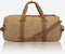 Brando Duvall Weekender Duffel Bag | Khaki - iBags - Luggage & Leather Bags