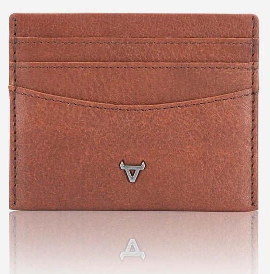 Brando Kudu Slim Card Wallet | Copper - iBags - Luggage & Leather Bags
