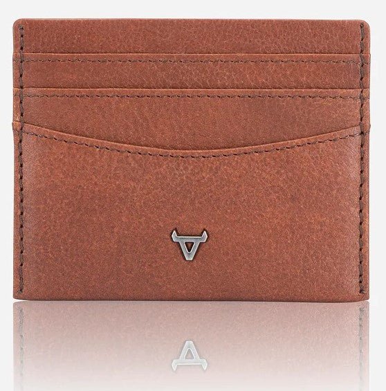 Brando Kudu Slim Card Wallet | Copper - iBags - Luggage & Leather Bags