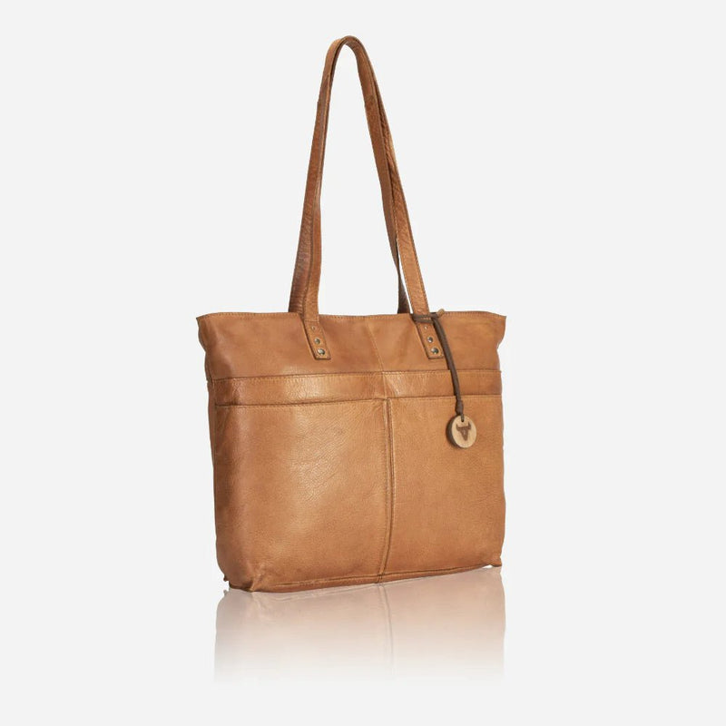 Brando Seymour Charlize Shopper | Tan - iBags - Luggage & Leather Bags
