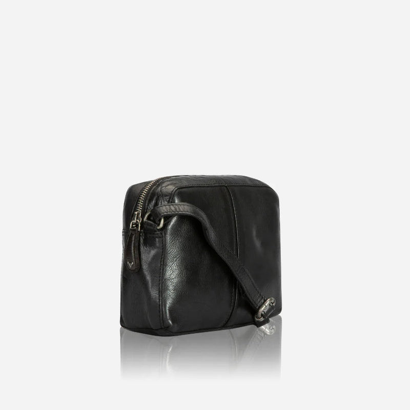 Brando Seymour Kate Small Cross Body Bag | Black - iBags - Luggage & Leather Bags