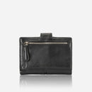 Brando Seymour Loren Medium Purse With Tab Closure | Black - iBags - Luggage & Leather Bags