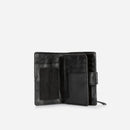 Brando Seymour Loren Medium Purse With Tab Closure | Black - iBags - Luggage & Leather Bags