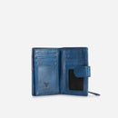 Brando Seymour Loren Medium Purse With Tab Closure | Cobalt - iBags - Luggage & Leather Bags