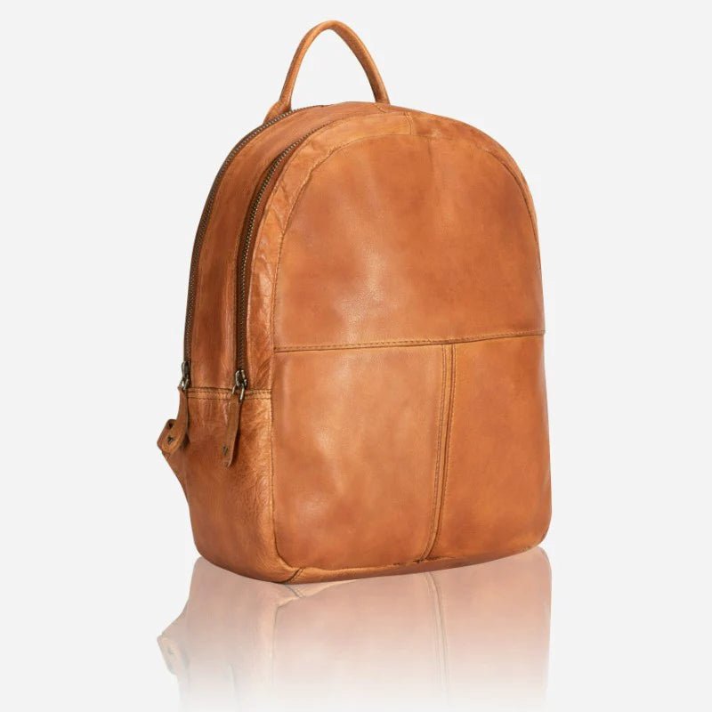 Brando Seymour Naomi Backpack | Tan - iBags - Luggage & Leather Bags