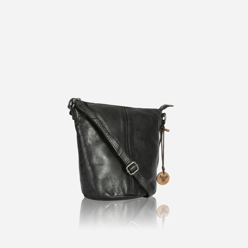 Brando Seymour Rachel Cross Body Bag | Black - iBags - Luggage & Leather Bags