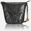 Brando Seymour Rachel Cross Body Bag | Black - iBags - Luggage & Leather Bags