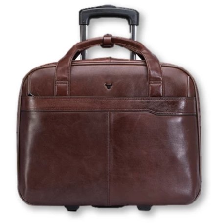Brando Winchester 17" Laptop/Overnight Trolley Bag | Brown - iBags.co.za