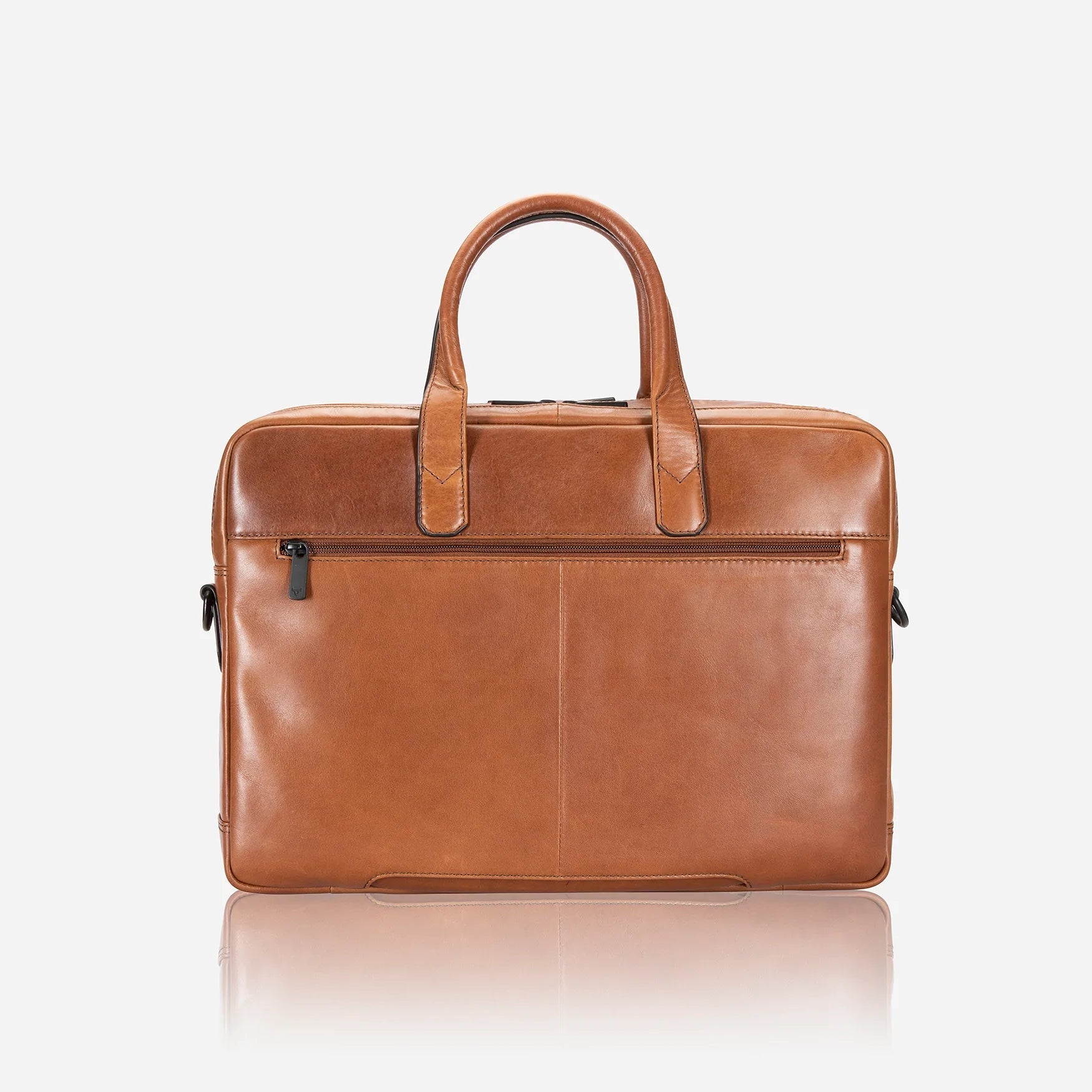 Brando Winchester Double Zip 15" Laptop Bag | Brown - iBags - Luggage & Leather Bags