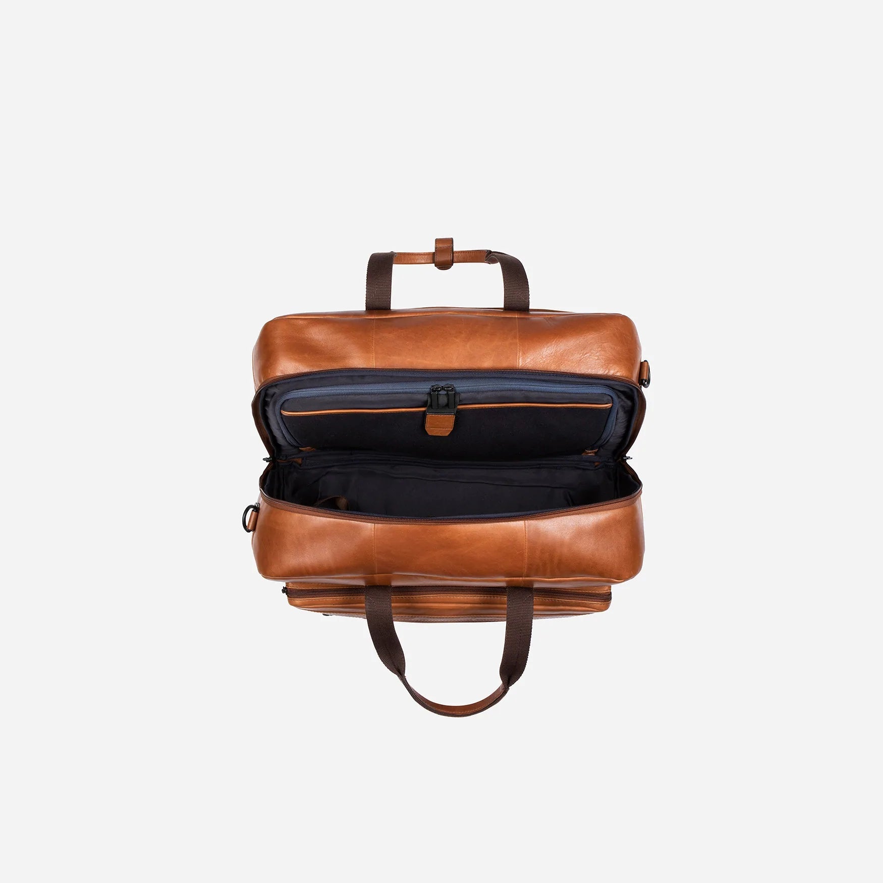 Brando Winchester Duffle Weekender | Medium Brown - iBags - Luggage & Leather Bags