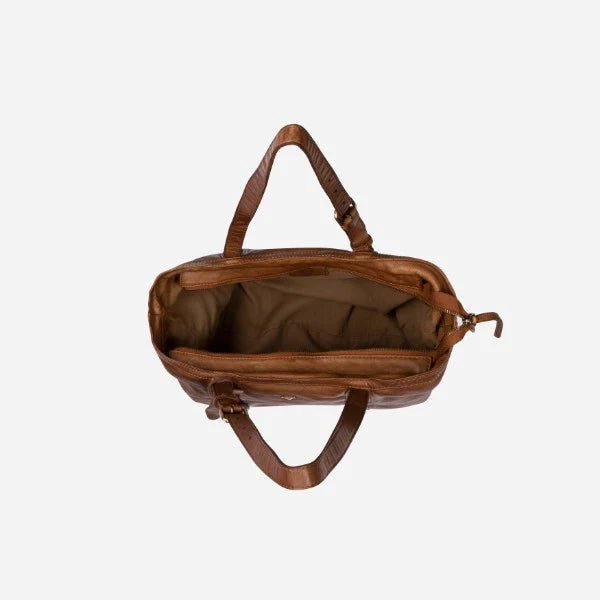 Brando Winslet Shopper | Cognac - iBags - Luggage & Leather Bags
