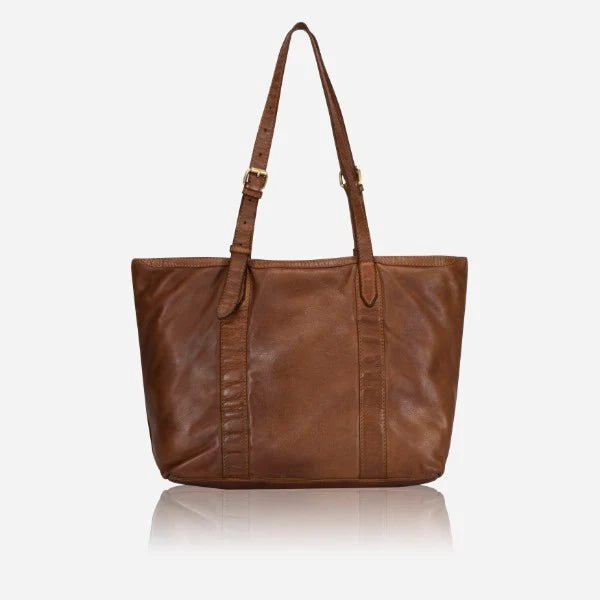 Brando Winslet Shopper | Cognac - iBags - Luggage & Leather Bags