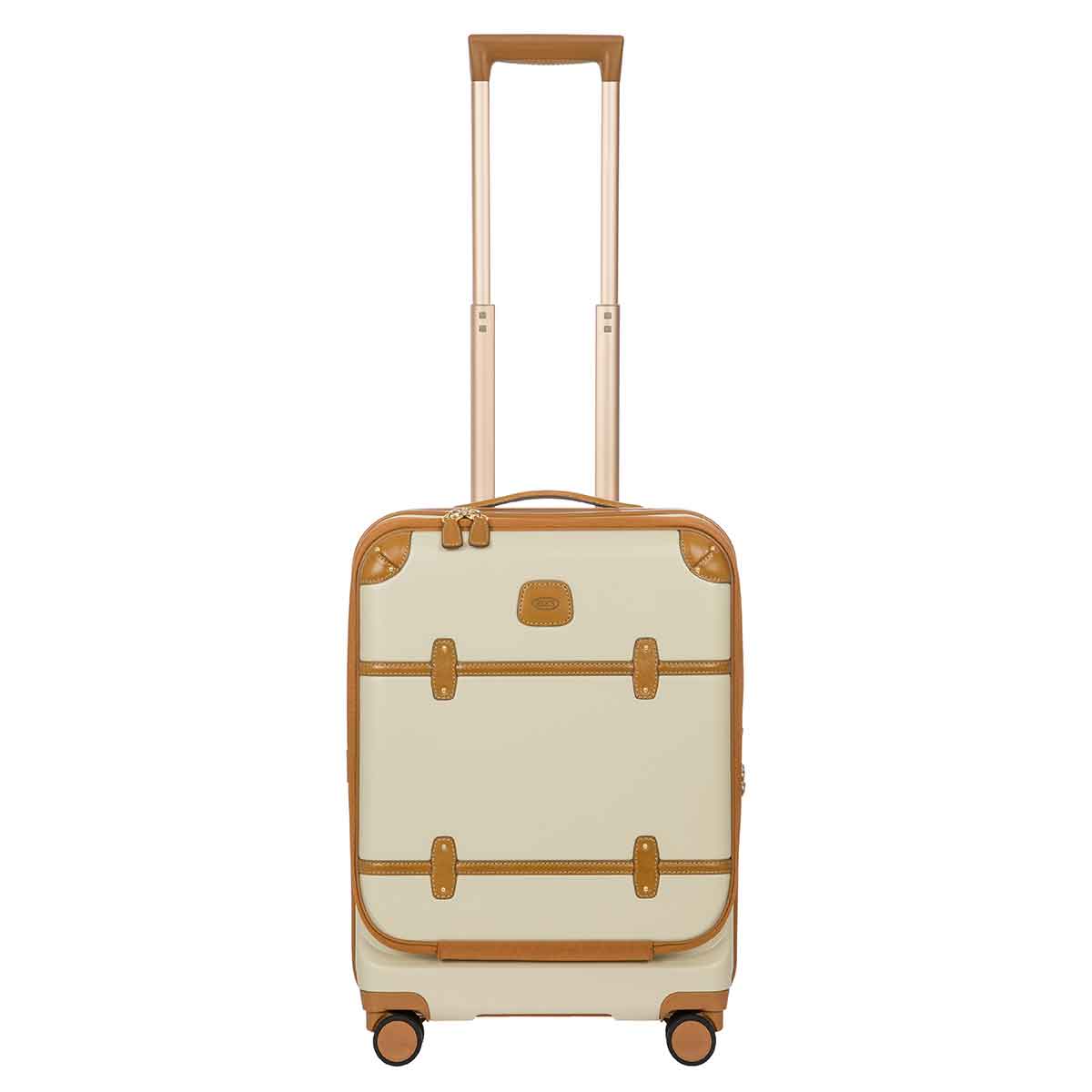 Bric's Bellagio 55cm Carry On Spinner with Front Pocket| Cream - iBags - Luggage & Leather Bags