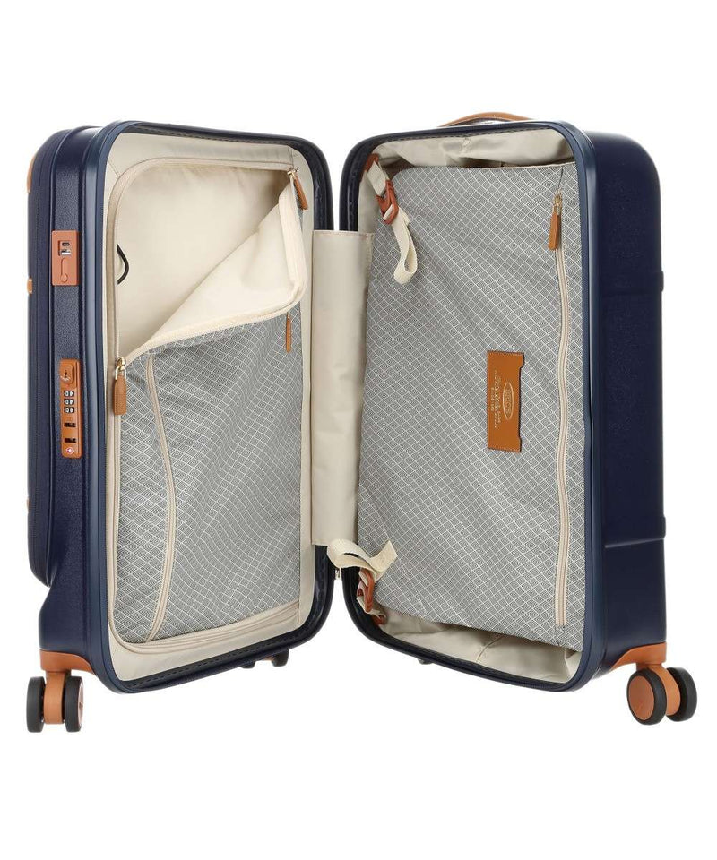 Brics Bellagio Spinner (4 Wheels) 55cm | Dark Blue - iBags - Luggage & Leather Bags
