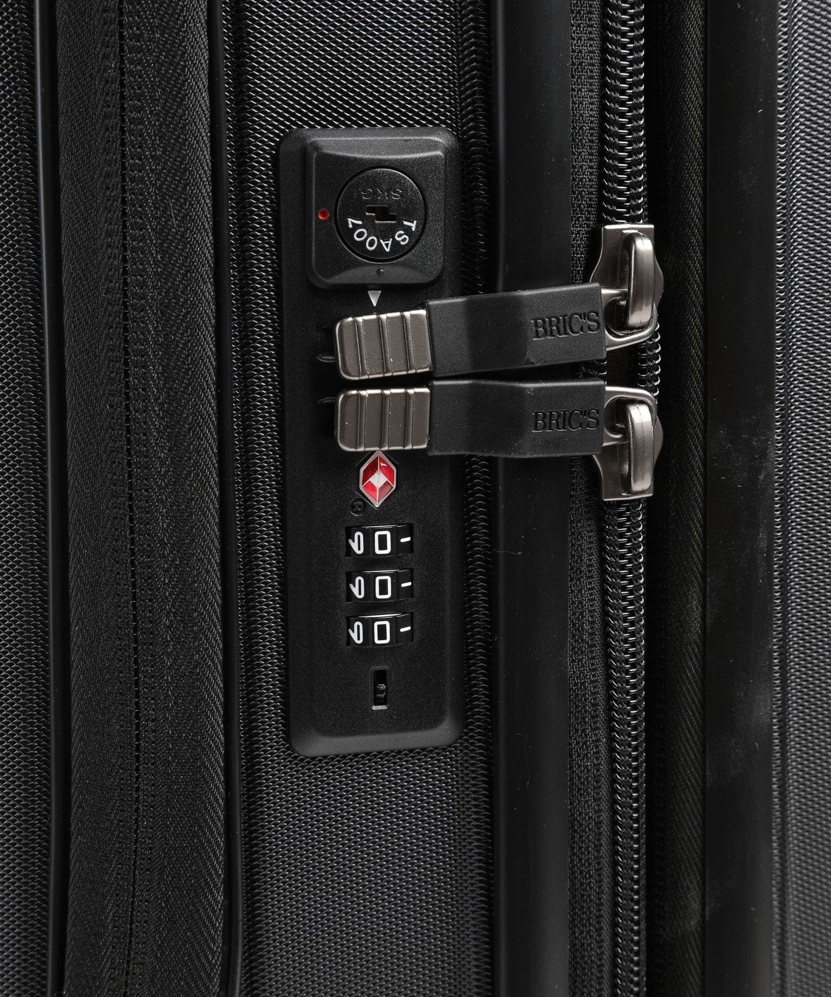 Bric's Capri 55cm Trolley Spinner with Front Pocket | Black - iBags - Luggage & Leather Bags