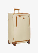 Bric's Firenze 68cm Trolley Spinner | Cream - iBags - Luggage & Leather Bags