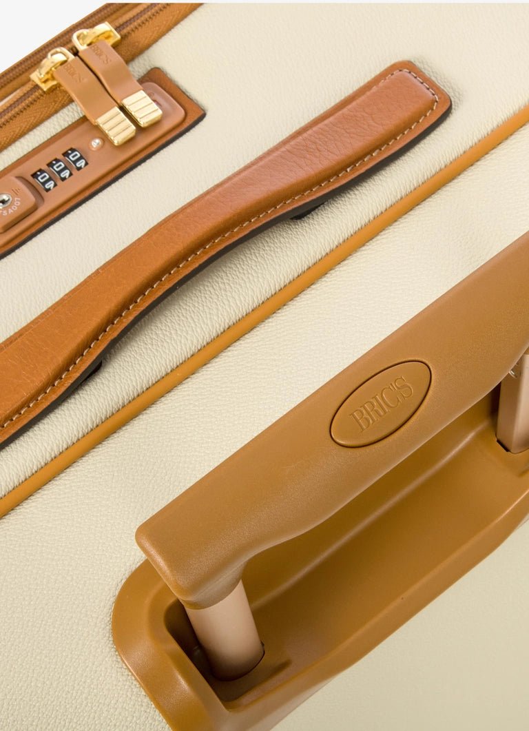 Bric's Firenze 77cm Trolley Spinner | Cream - iBags - Luggage & Leather Bags