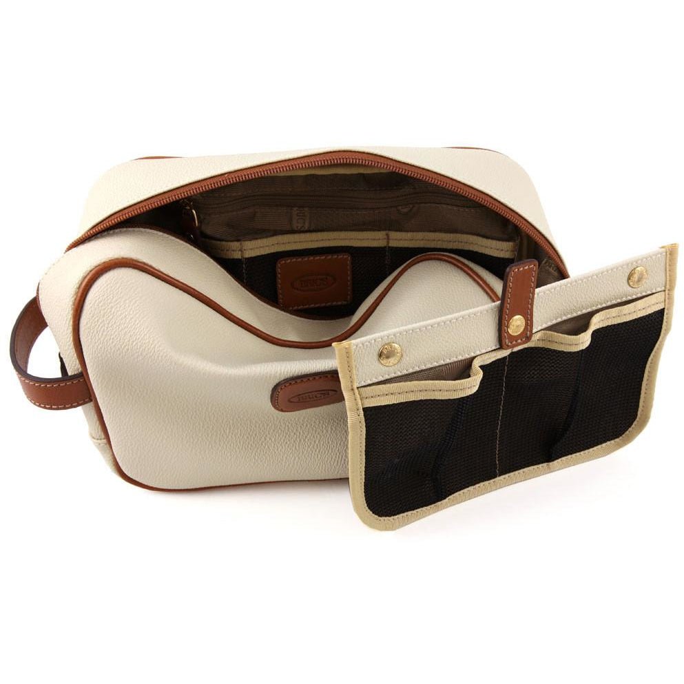 Bric's Firenze Toiletry Bag | Cream - iBags - Luggage & Leather Bags