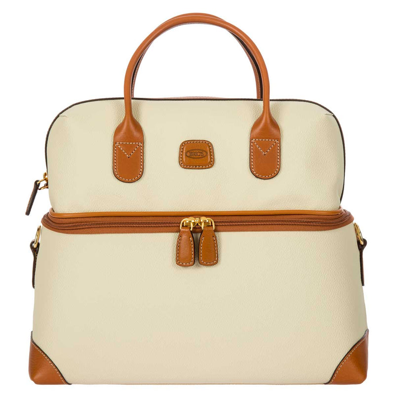 Bric's Firenze Tuscan Beauty Case | Cream - iBags - Luggage & Leather Bags