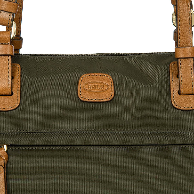 Brics X-Bags Tote Medium 2 In 1 | Olive - iBags - Luggage & Leather Bags