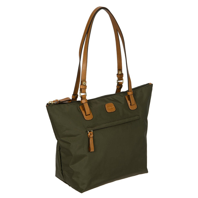 Brics X-Bags Tote Medium 2 In 1 | Olive - iBags - Luggage & Leather Bags