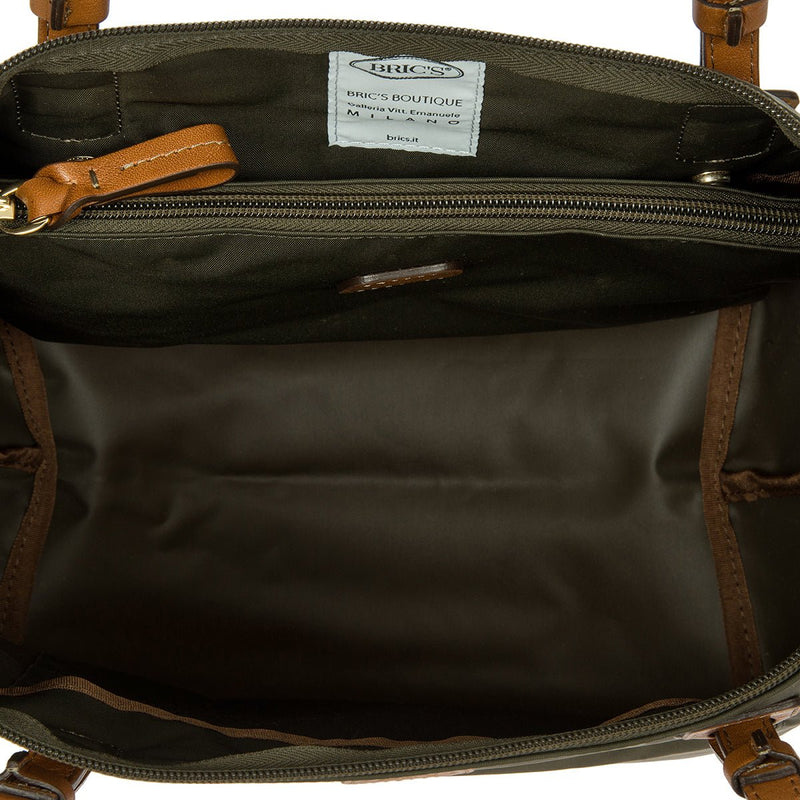 Brics X-Bags Tote Medium 2 In 1 | Olive - iBags - Luggage & Leather Bags