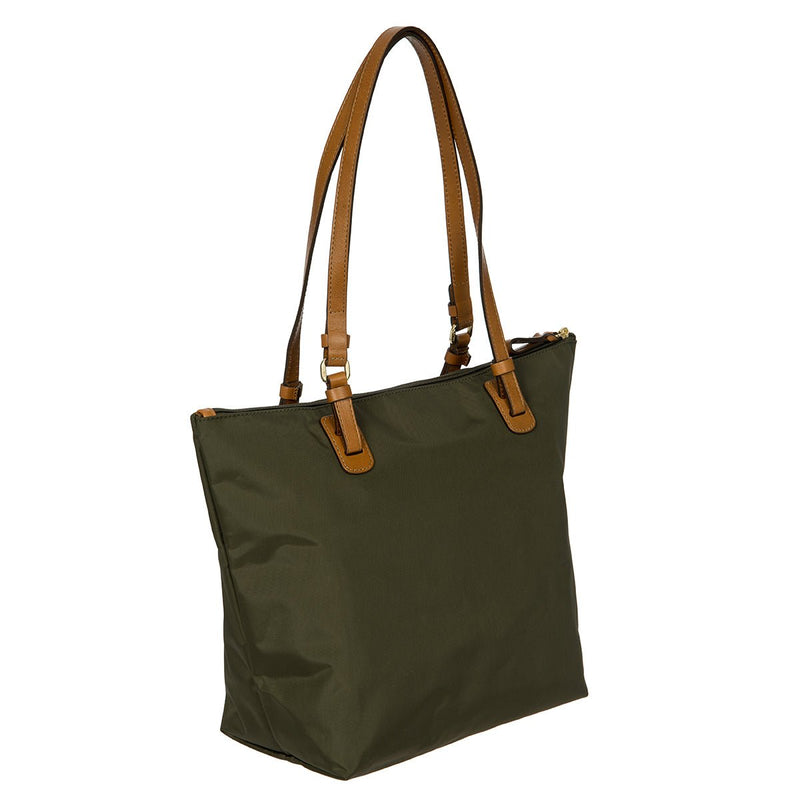 Brics X-Bags Tote Medium 2 In 1 | Olive - iBags - Luggage & Leather Bags