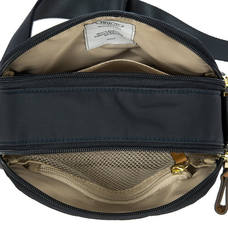 Brics X-Bags Travel Shoulder Bag | Blue - iBags - Luggage & Leather Bags
