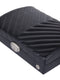 Caramia Livy Acacia Dome Jewellery Box | Black - iBags - Luggage & Leather Bags