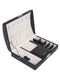 Caramia Livy Acacia Dome Jewellery Box | Black - iBags - Luggage & Leather Bags