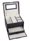 Caramia Livy Jewellery Box | Black - iBags - Luggage & Leather Bags