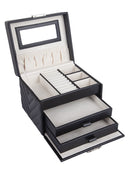 Caramia Livy Jewellery Box | Black - iBags - Luggage & Leather Bags