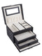 Caramia Livy Jewellery Box | Black - iBags - Luggage & Leather Bags