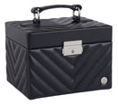 Caramia Livy Jewellery Box | Black - iBags - Luggage & Leather Bags