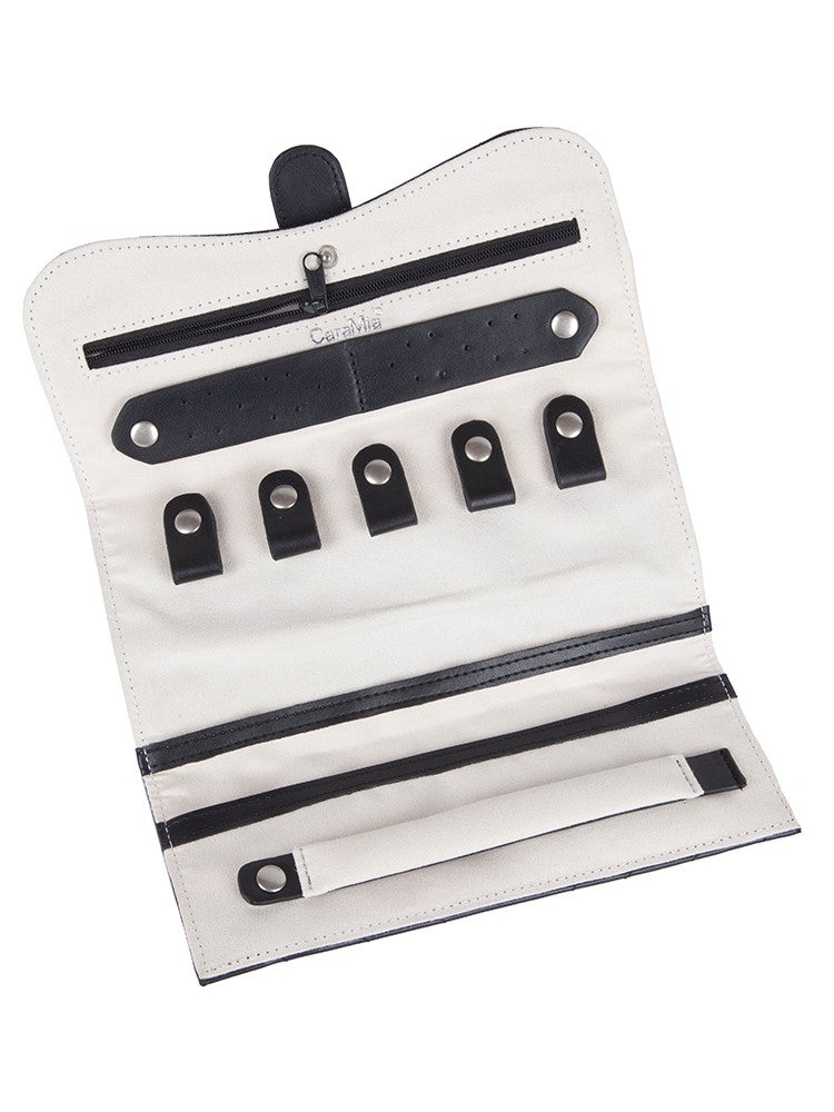 Caramia Livy Jewellery Roll | Black - iBags - Luggage & Leather Bags