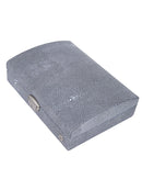 Caramia Reece Stingray Dome Jewellery Box | Grey - iBags - Luggage & Leather Bags